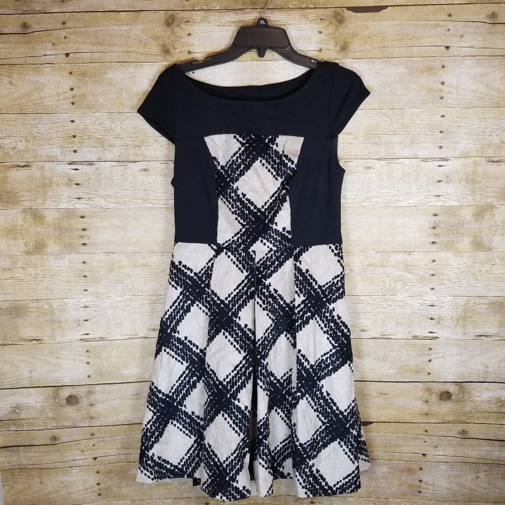 Anthro Eva Franco Fit and Flare Cocktail Dress